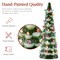 Best Choice Products Set of 3 Pre-Lit Hand-Painted Ceramic Tabletop Christmas Trees